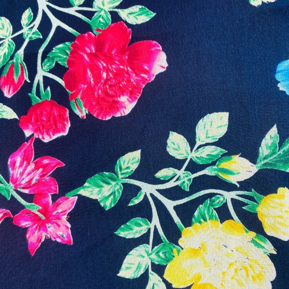 Womens Calvin Klein Black Floral Blouse - Picture 4 of 5